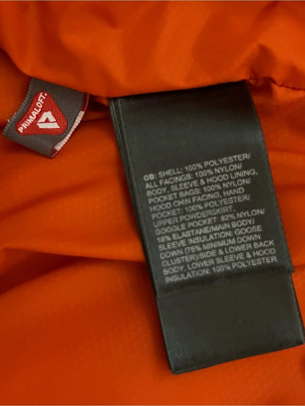 The North Face warm down
